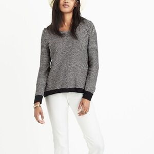 Madewell Riverside Pullover Sweater in‎ Dotweave